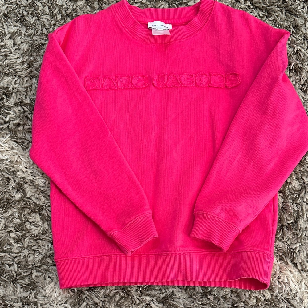 Girls Marc Jacobs Fuchsia Crew Neck Top